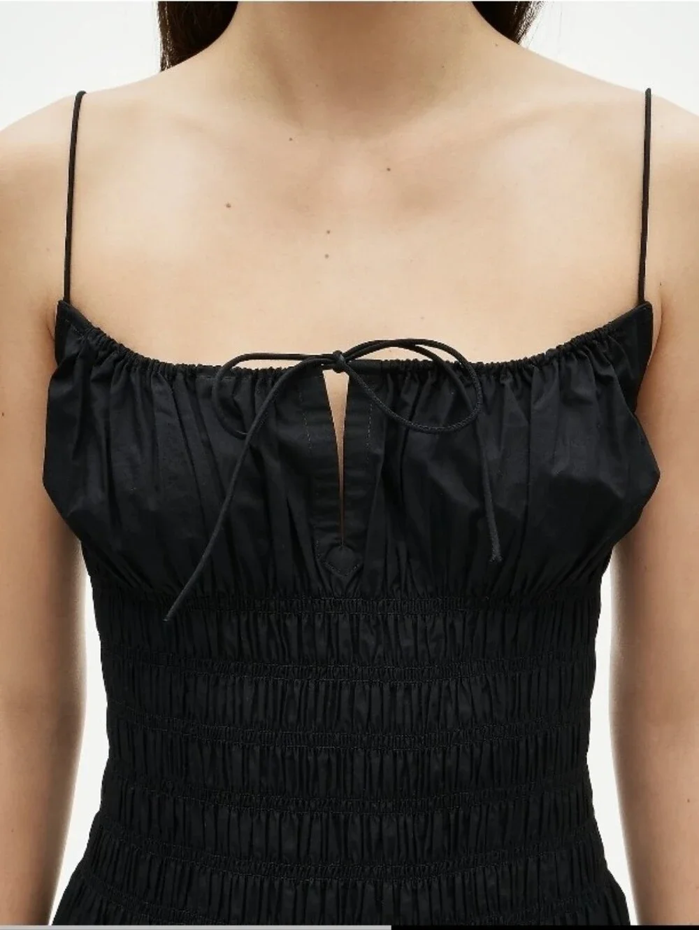 Nwt J. Crew Reverie Dress In Cotton Poplin  Black